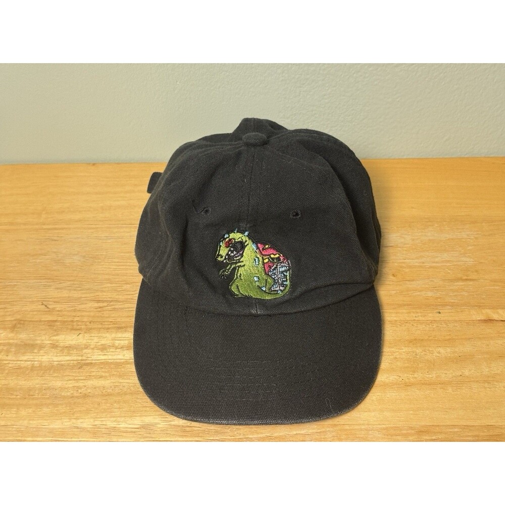 Rugrats Reptar Baseball Cap BLK Headwear - Nickelodeon Retro Style